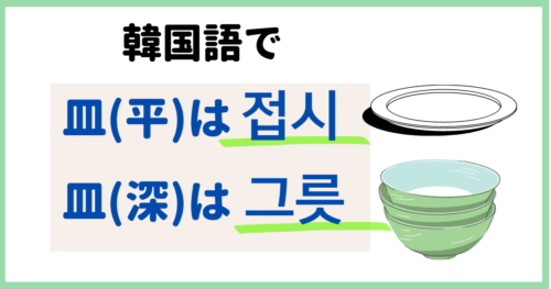 「お皿」は韓国語で何ていう？「접시」「그릇」に違いはあった！
